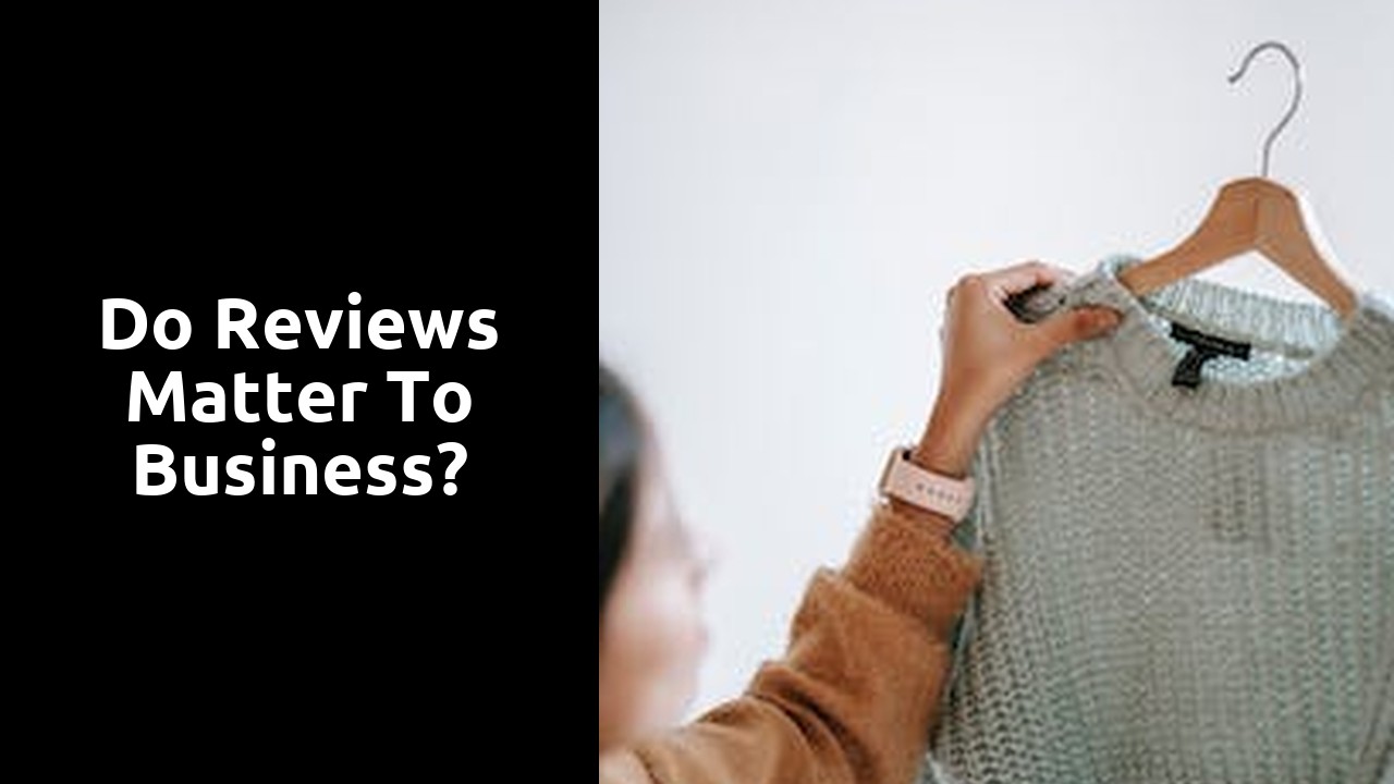 Do reviews matter to business?
